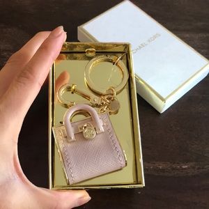 Michael Kors Pink Handbag Keychain NEW!!